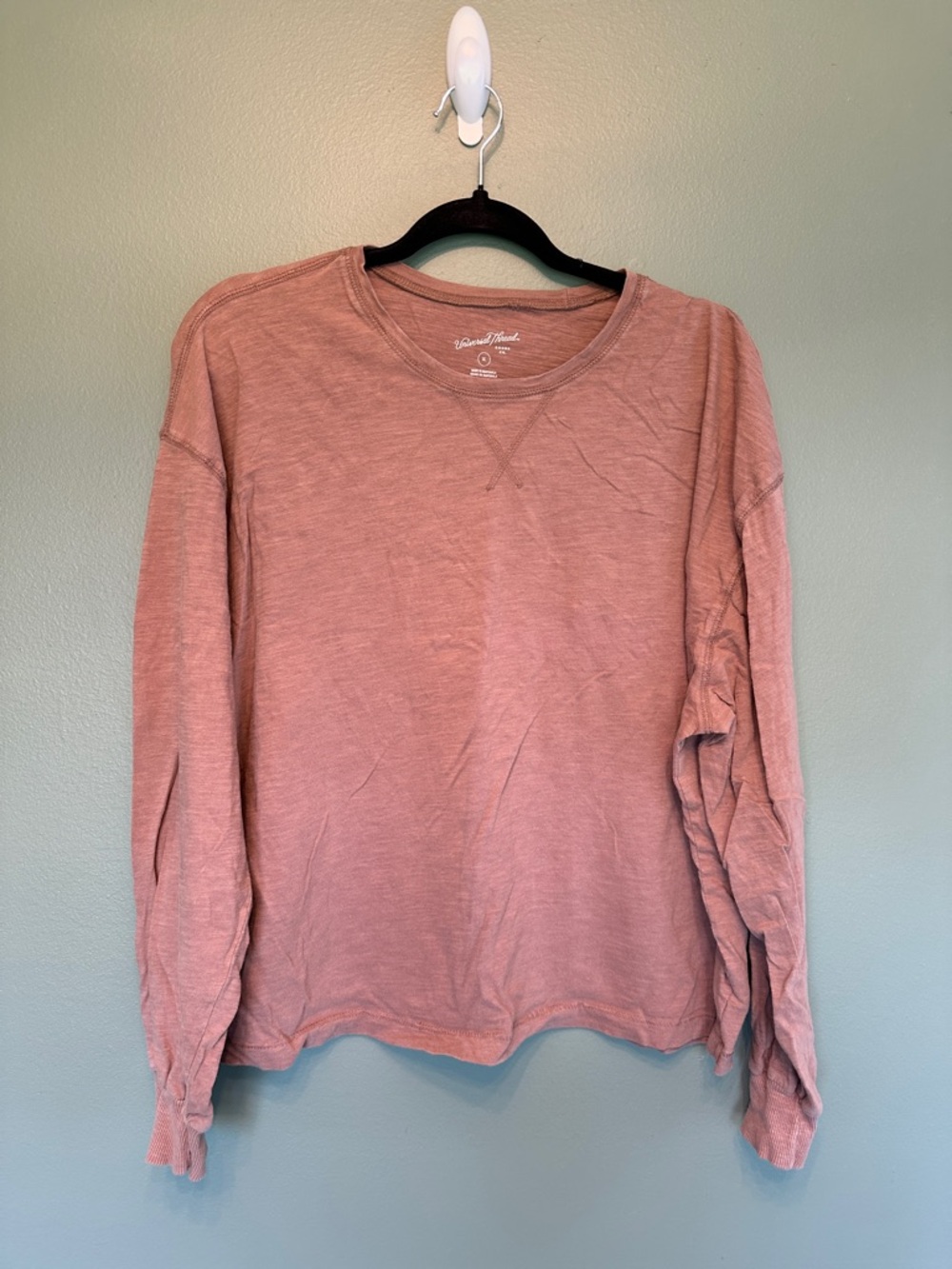 Vintage Wash Crewneck Sweatshirt - light brown/tan
